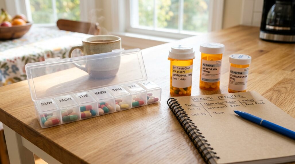 fill weekly pill organizer many medications safely