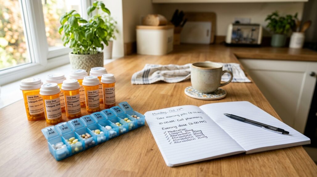 first week managing aging parent medications getting started