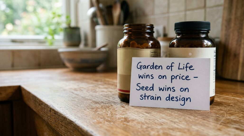 garden of life vs seed ds01 probiotic verdict