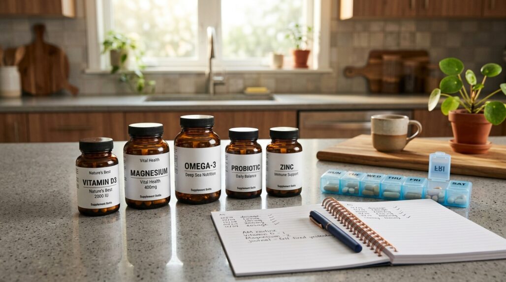 glp1 supplement stack organize too many bottles