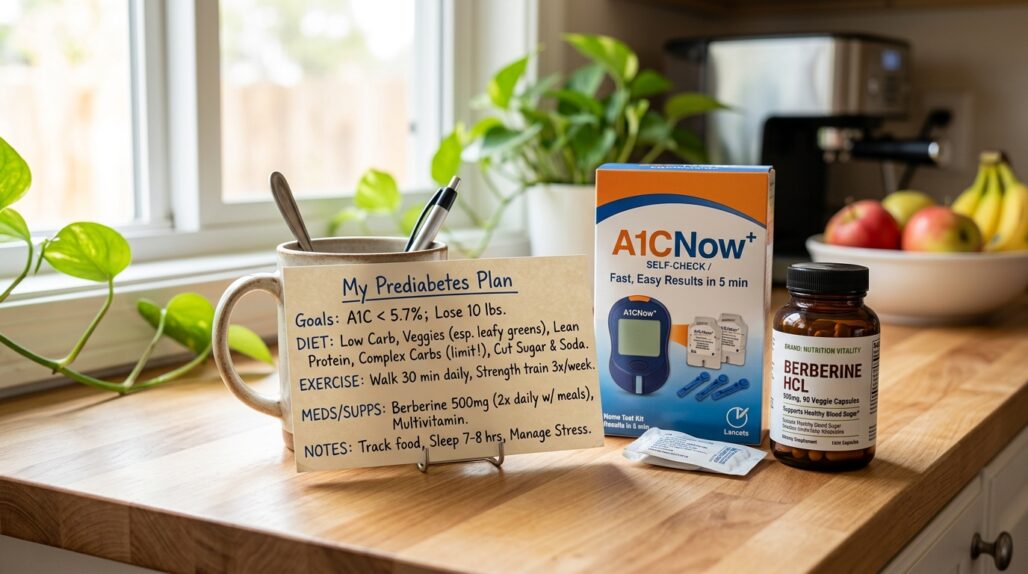 high fasting glucose prediabetes what to do