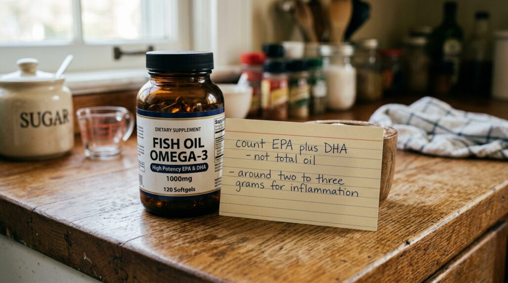 how much fish oil per day for inflammation