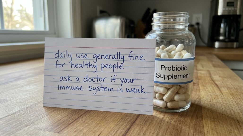 is it safe to take probiotics every day long term