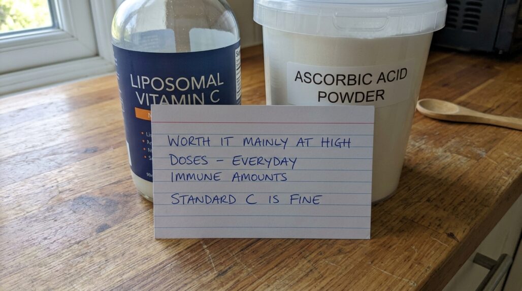 liposomal vitamin c worth it at what dose