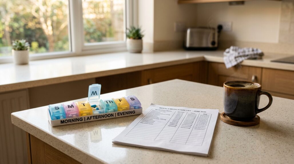 long distance caregiver track parent medications