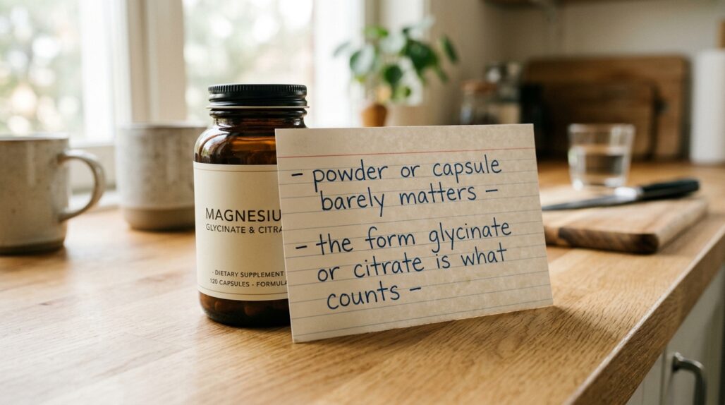magnesium powder vs capsule which absorbs better