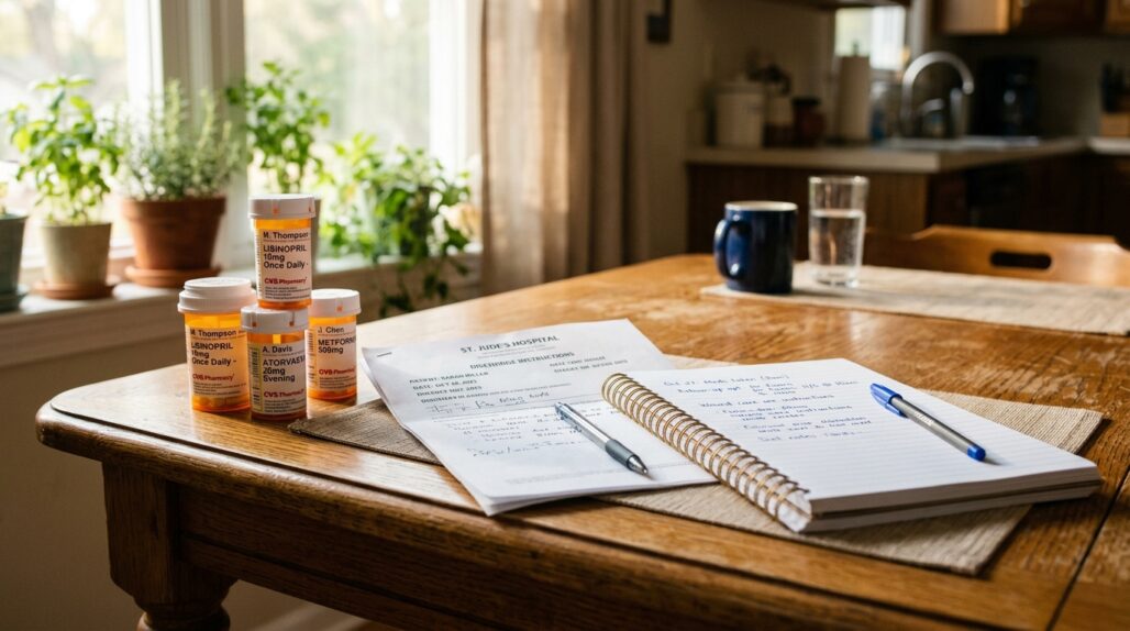 medications changed after hospital discharge what to check