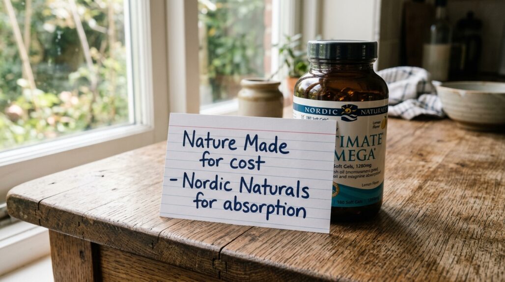 nature made vs nordic naturals fish oil verdict