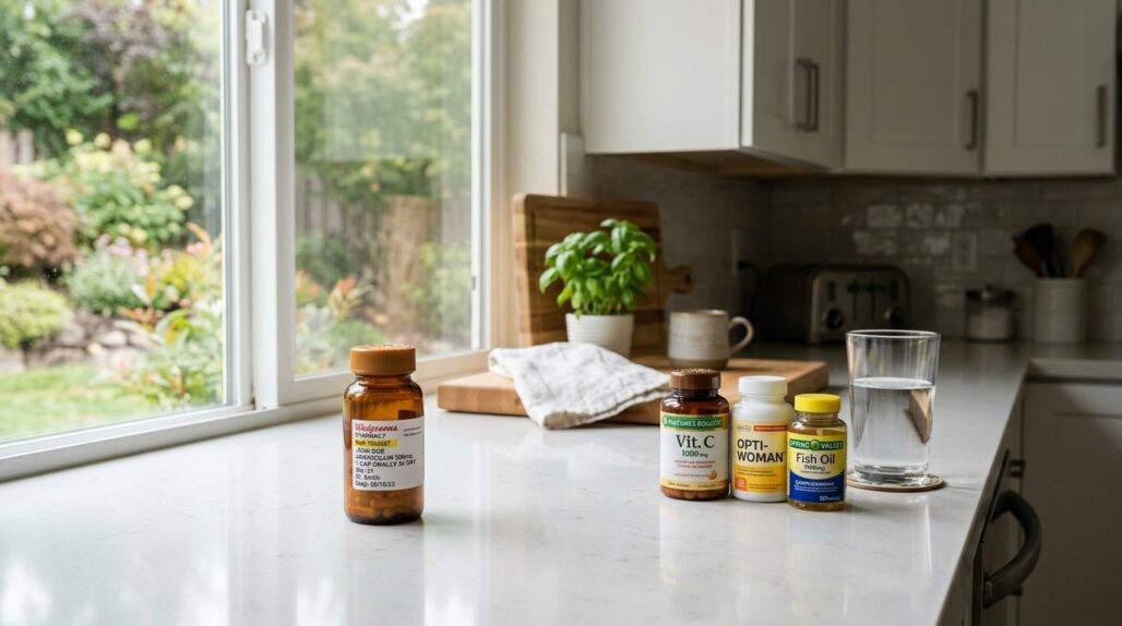 new antibiotic prescription what supplements to pause or space