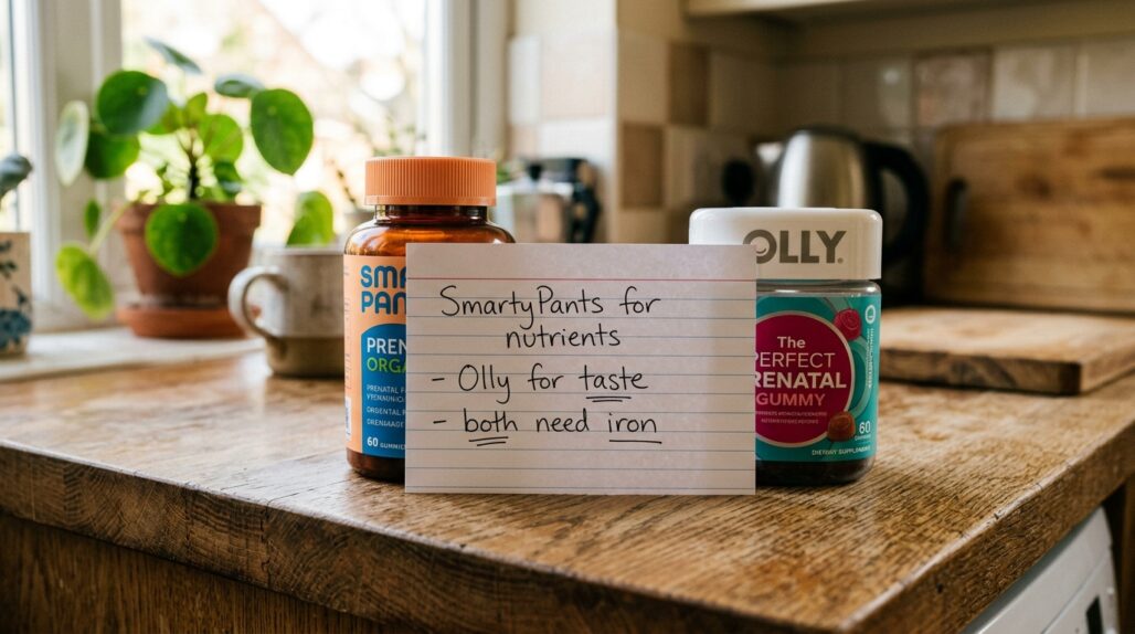 olly vs smartypants prenatal gummies verdict