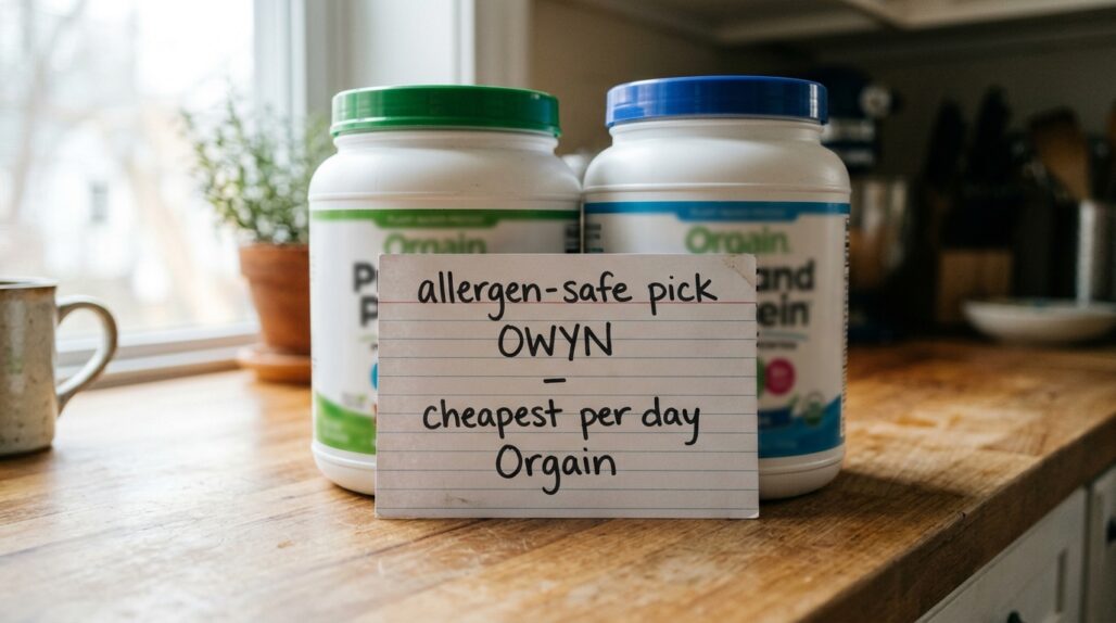 owyn vs orgain plant protein verdict