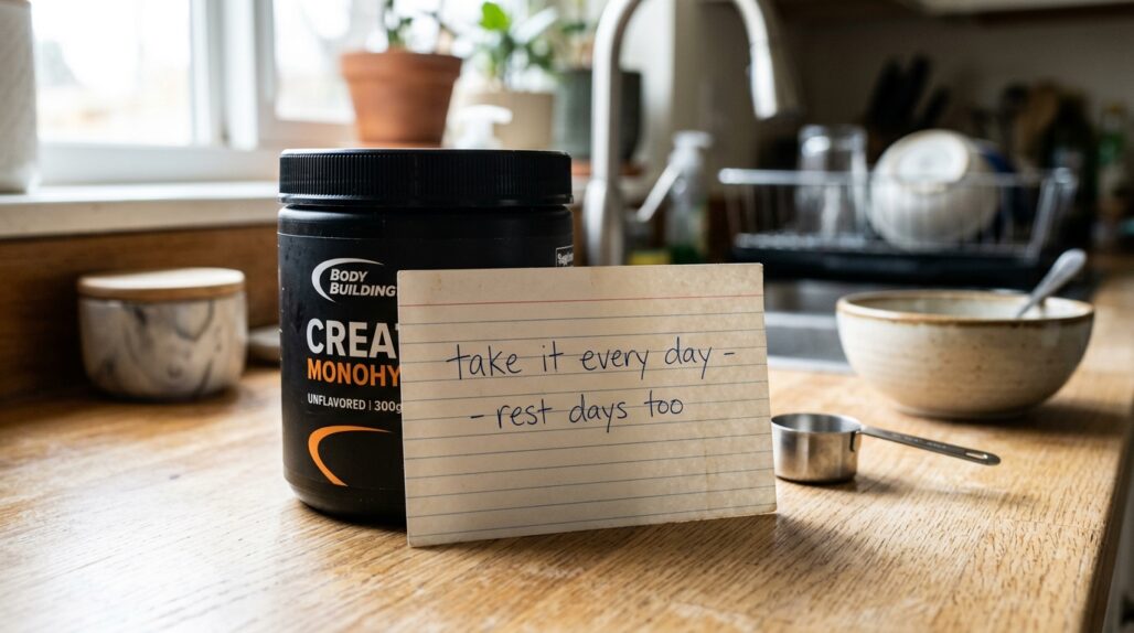 should you take creatine on rest days