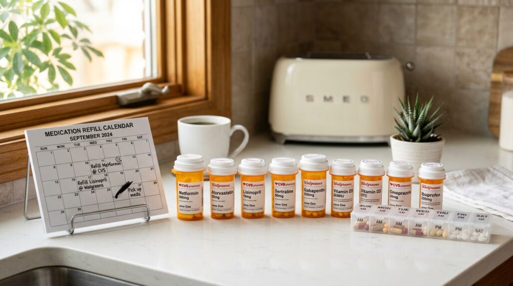 stop parent running out of medications refill tracking