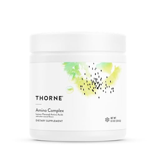 THORNE - Amino Complex - Clinically-Validated EAA and BCAA Powder for Pre or Post-Workout - Promotes Lean Muscle Mass & Exercise Recovery* - NSF Certified for Sport - 30 Servings - 8.1 Oz - Lemon