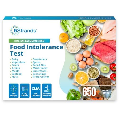 5Strands Food Intolerance Test 658 items hair analysis