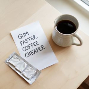 Caffeine Gum vs Coffee: Which Hits Faster, Which Costs Less - bottom line