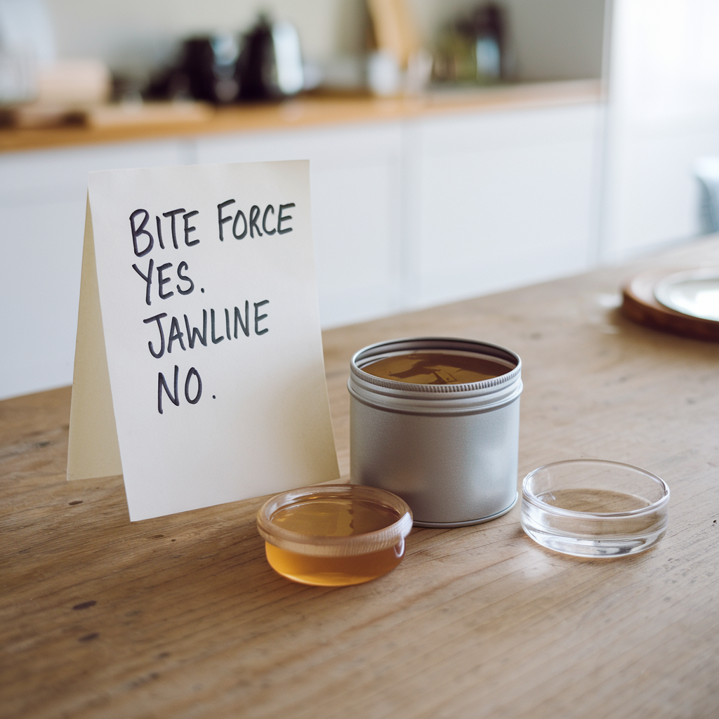 Does Mastic Gum Work for Jawline? What the Trial Measured - bottom line