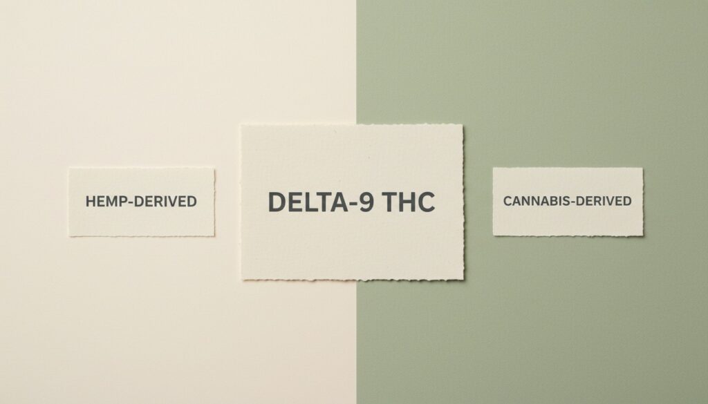 Source terminology does not create a different delta-9 THC molecule.