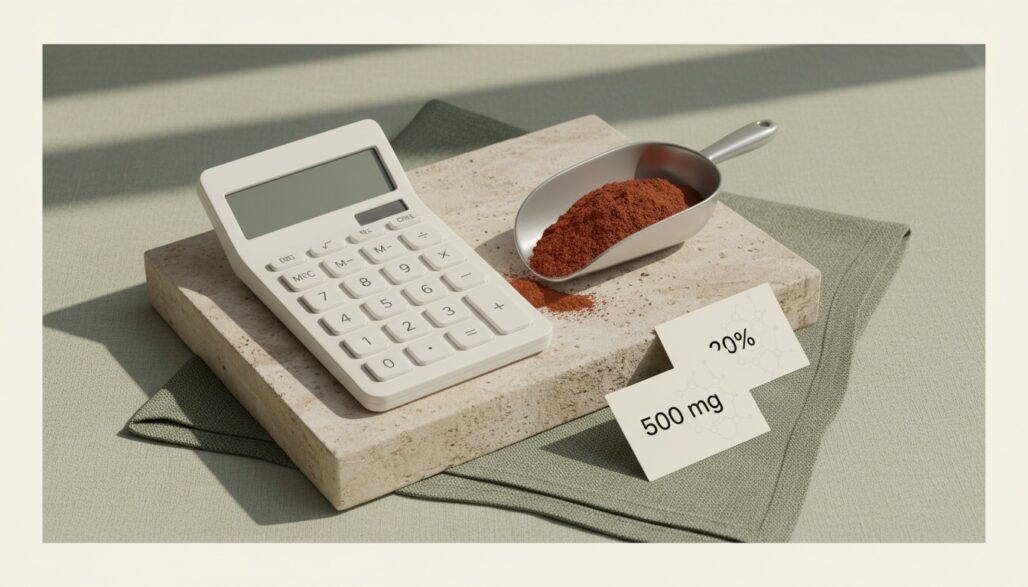 A hypothetical mass and percentage ready for calculation.